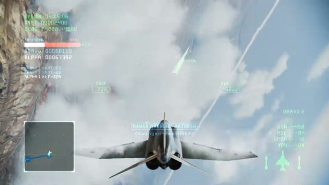 Ace Combat Infinity - Совместное задание - Воздушный бой за зону B7R