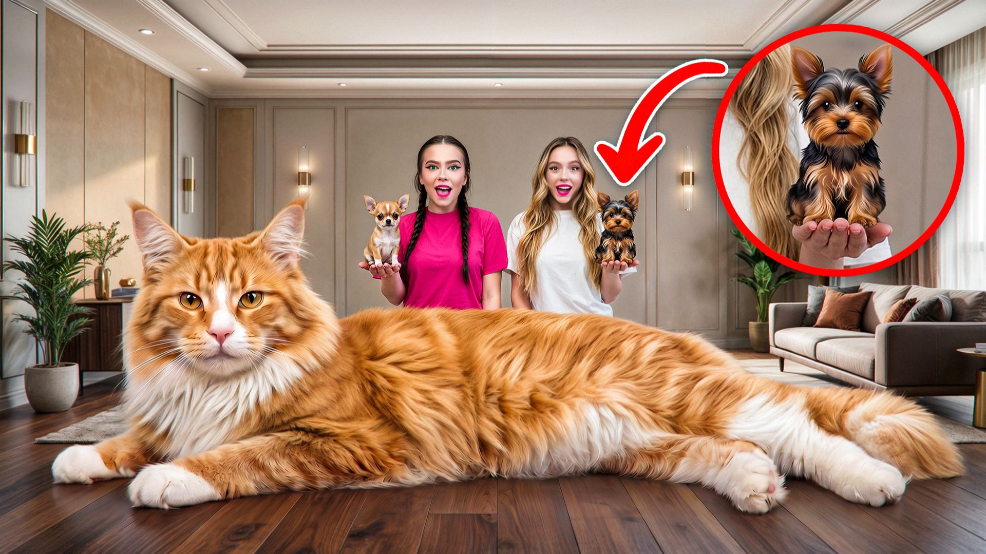 🐶 САМЫЕ БОЛЬШИЕ vs САМЫЕ МАЛЕНЬКИЕ ПИТОМЦЫ В МИРЕ 😳 смотреть онлайн