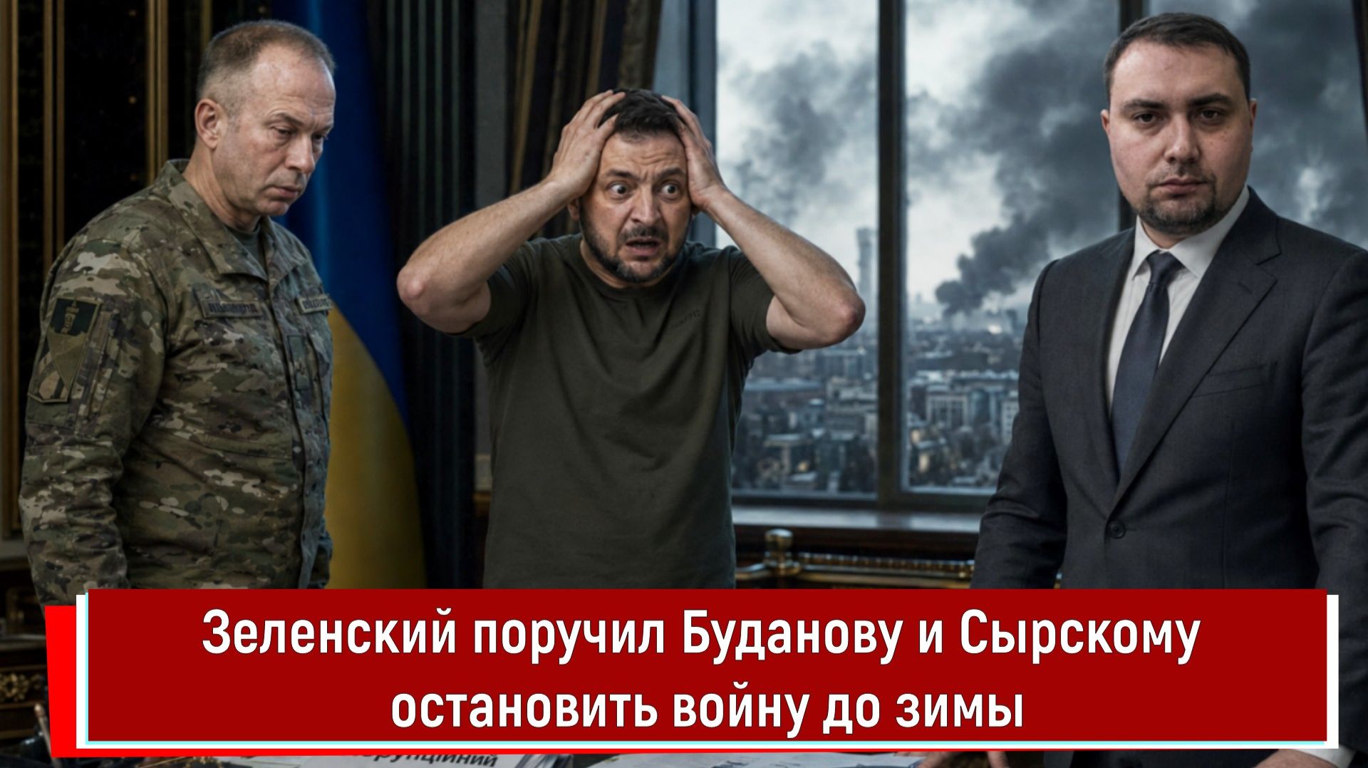 Зеленский поручил Буданову и Сырскому остановить войну до зимы смотреть онлайн