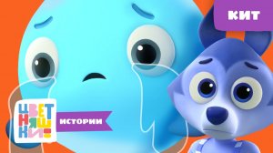 Кит | Цветняшки! Истории | добрая история про помощь и заботу