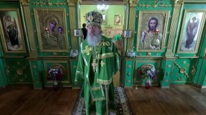 Проповедь епископа Максима в Троицком храме города Ельца