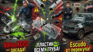 Подборка Жесть на СТО #73-74.Засада с Volvo XC70.Эра пластиковых запчастей,всему труба!Suzuki Escudo
