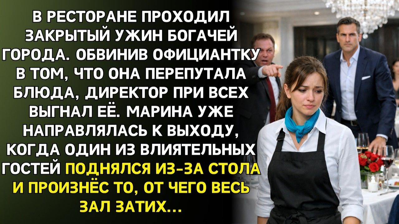 Истории из жизни|Директор выгнал официантку при всех|Аудиорассказы|Аудиокниги|Реальные истории