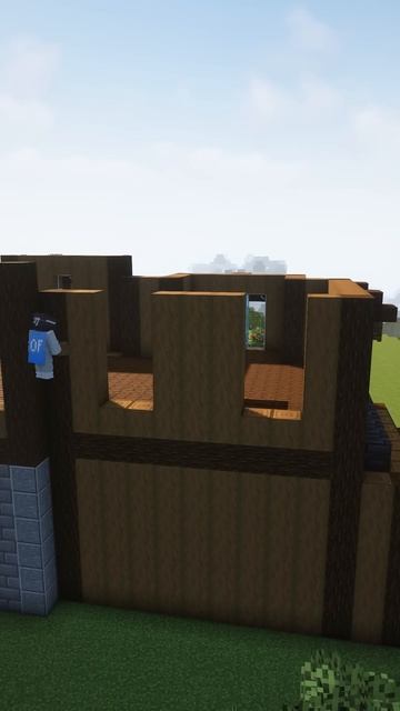 БОЛЬШОЙ ОСОБНЯК ДЛЯ ВЫЖИВАНИЯ 🏠 #minecraft