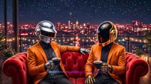 🌌 Daft Punk Quiet Night Lounge ｜ Chill Disco, Synthwave, Chillwave, Electronic Funk Playlist