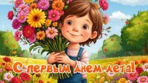 Открытка. Здравствуй, лето! 😀🌞🌞🌞🌿🌿🌿