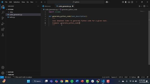 11.1.Генерация кода Python с помощью DeepSeek Coder смотреть онлайн
