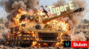Лего обзор на танк ТИГР-Е горячая новинка Слубан!!!