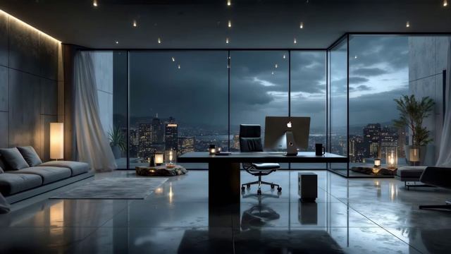 Deep Focus & Flow State： Ambient Coding Music for the Elite Night Office смотреть онлайн
