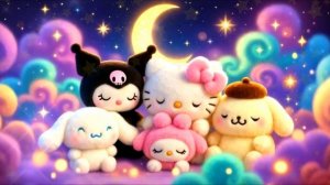 Хеллоу Китти спокойная музыка детям перед сном 🪄😽🍭 Спокойный мультик для малышей