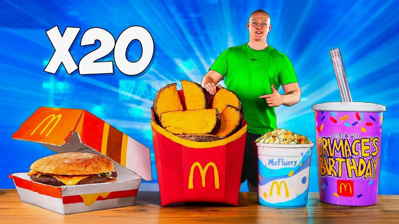 УВЕЛИЧИЛИ МЕНЮ McDonald’s в 20 раз! Картофель По-Деревенски, Роял Чизбургер!