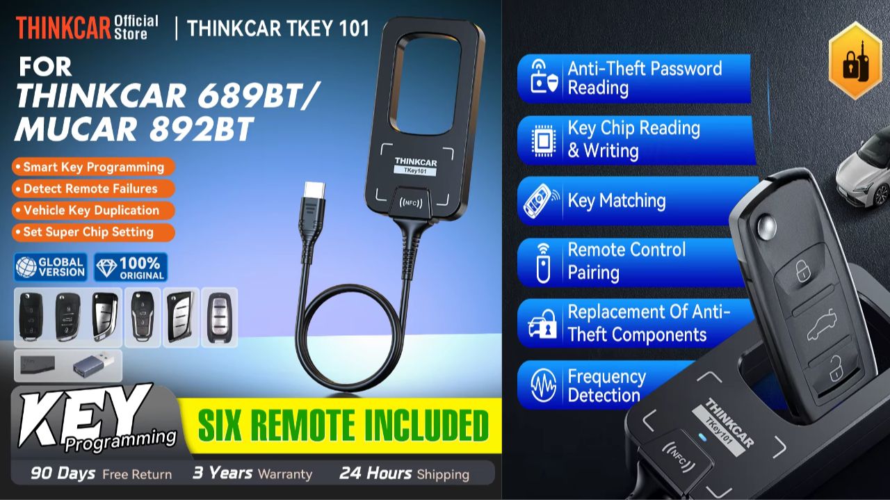 Обзор THINKCAR Tkey 101