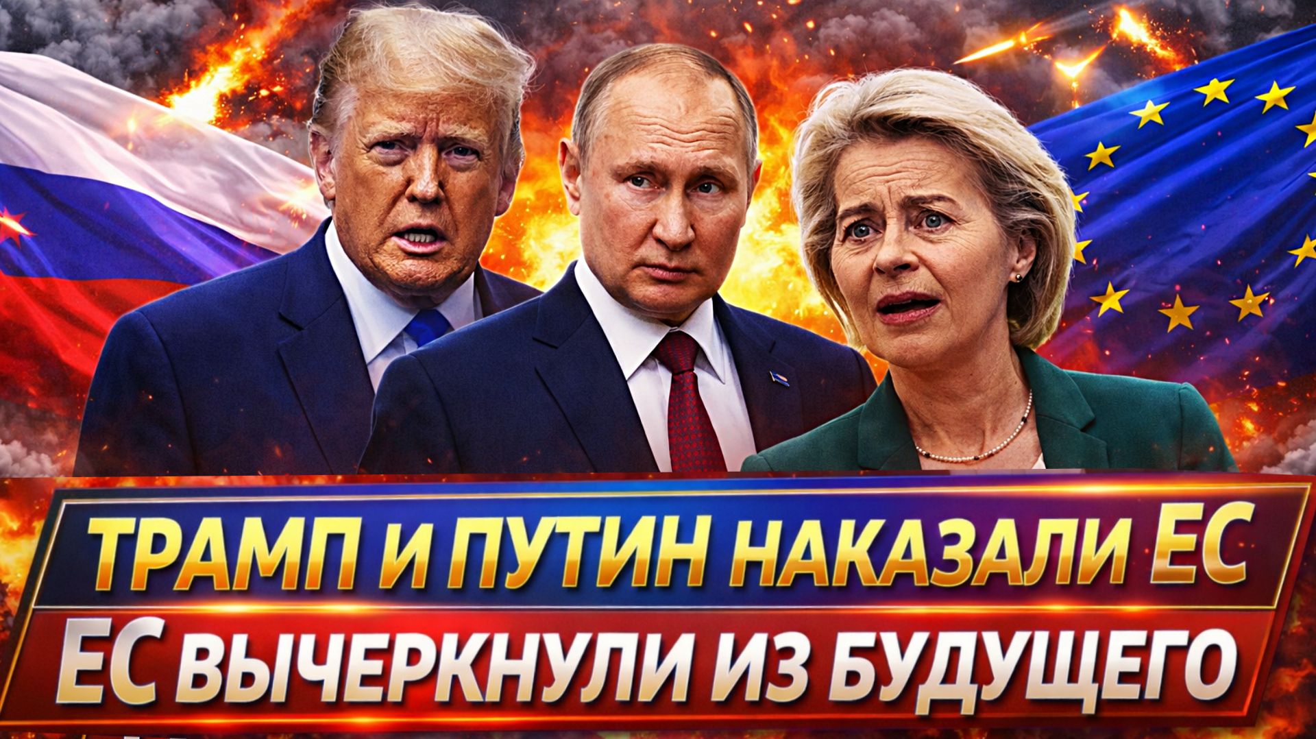 Трамп и Путин наказали Европу// Евросоюз вычеркнули из будущего! Россия как всегда переиграла...