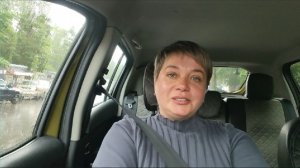 Ездила за покупками. Попала вод ливень.