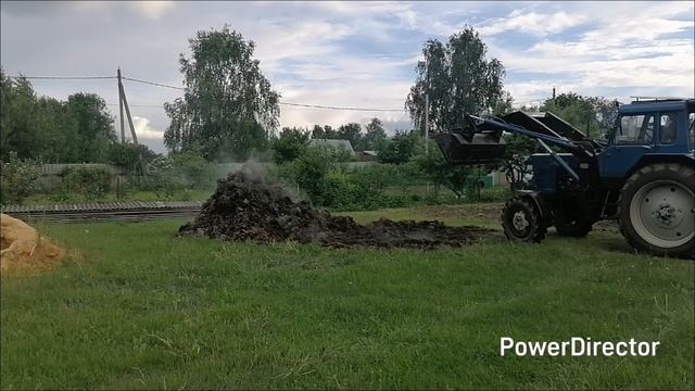Дела домашние с МТЗ-82, убрал заводской цилиндр с ГУР