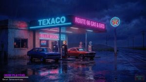 A Rainy Stop Along Forgotten Highways ｜ Synthwave