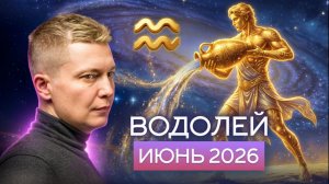 Водолей Июнь 2026. Дайте себе передышку! Душевный гороскоп Павел Чудинов