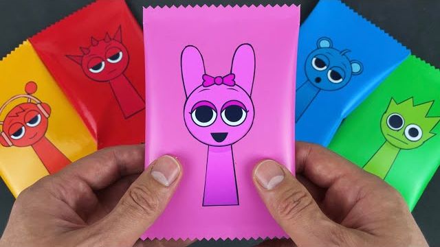 БУМАЖНЫЙ DIY ИНКРЕДИБОКС СПРУНКИ: РАСПАКОВЫВАЕМ🍬🍭СЛАДКИЙ ПАКЕТ-СЮРПРИЗ
