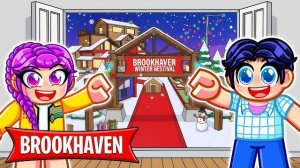 Руми и Джину в НОВОМ РОЖДЕСТВЕНСКОМ ОБНОВЛЕНИИ В БРУКХЕЙВЕНЕ!?! | Kpop Охотники на демонов