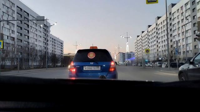 Ночной Новый Уренгой.