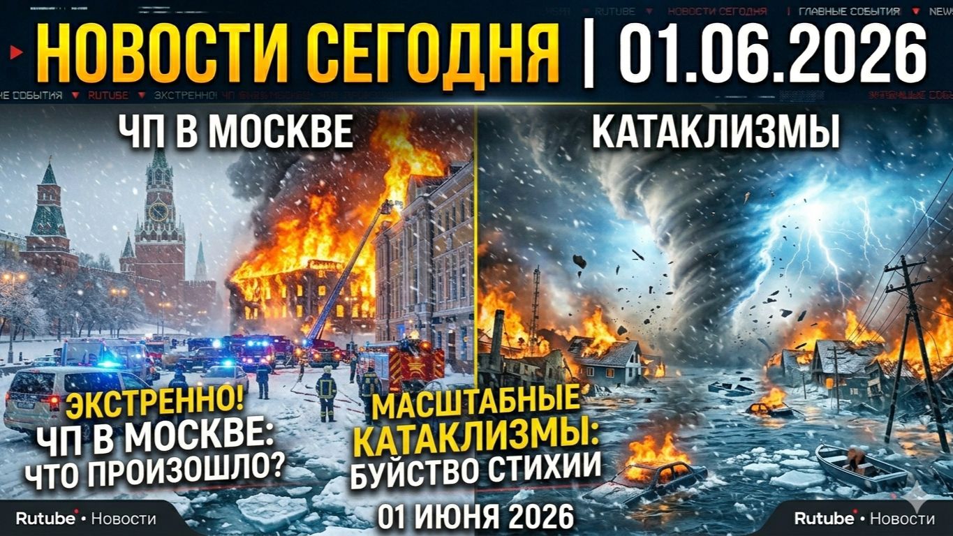 Новости Сегодня 01.06.2026: ЧП в Москве, Катаклизмы и Главные События (Россия, США) смотреть онлайн