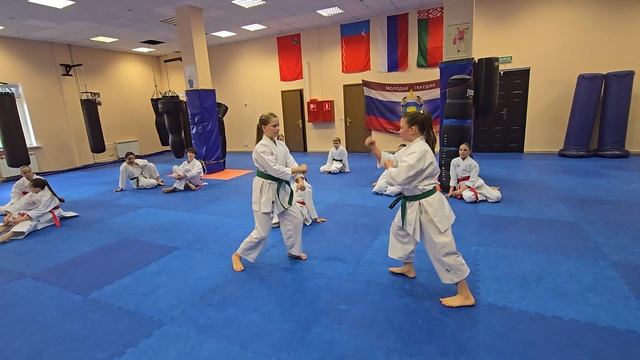Школа каратэ Https://shinobi.tilda.ws/ экзамен на красный пояс.