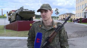 Новобранцы одной из воинских частей Нижнего Новгорода приняли присягу на верность Родине