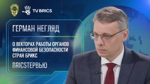 Герман Негляд: «Главы государств БРИКС определили векторы работы органов финансовой безопасности»