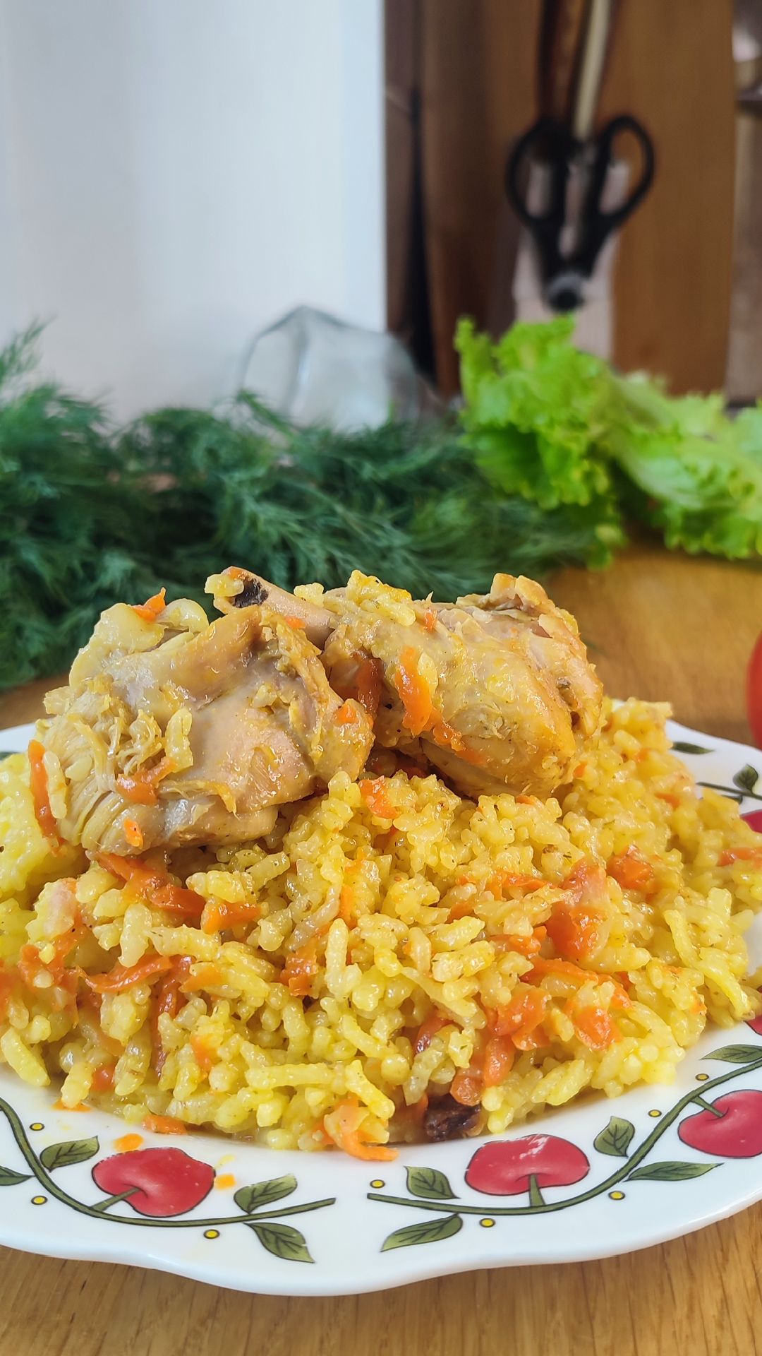 Рис с курицей как плов