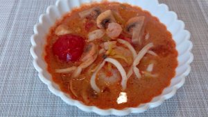 Самый Простой Суп Том - Ям / Готовится Быстро но Очень Вкусно /