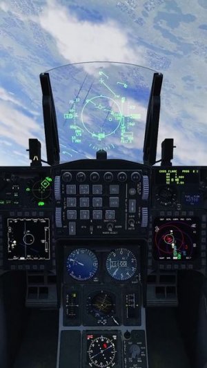 Столкнулся с парой на Growling #dcs #f16