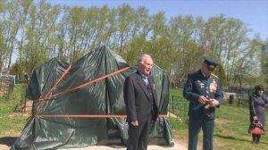 06.05.15 г. Открытие памятника на мусульманском кладбище воина погибшим в ВОВ. г. Коломна.