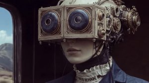A Steampunk Road Journey Across the Monument Desert ｜ AI 4K - Retrofutura