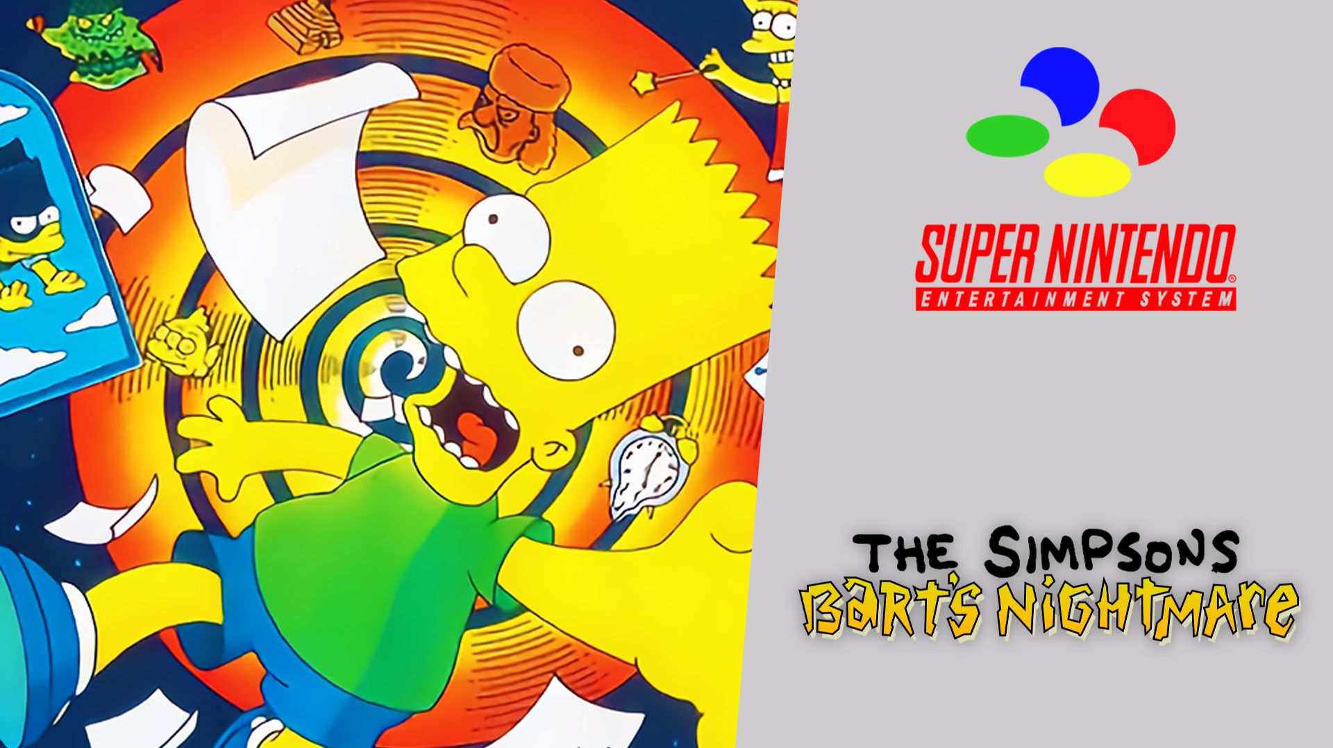 The Simpsons Bart's Nightmare (SNES)