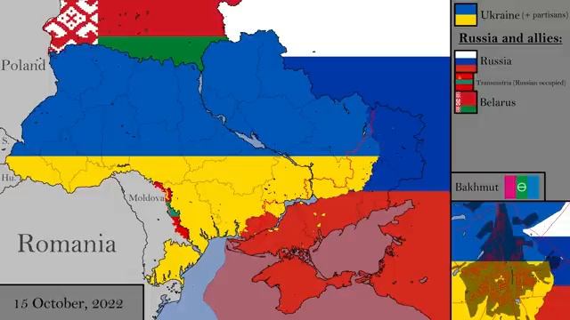 The Russo-Ukrainian War With Flags_ Every Day (2014 - August 2024) (360p)