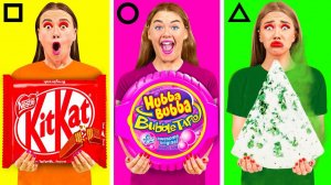Геометрический Челлендж с Едой # Смешные Моменты с BaRaDa Gold Challenge