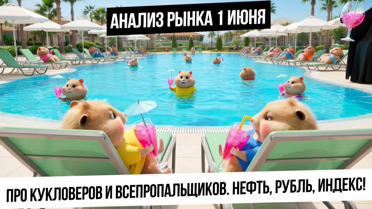 Анализ рынка 1 июня. Кукловеры ликуют и ждут рост рынка! Появятся ли покупатели теперь? Девал рубля!