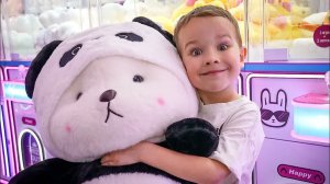 Игровые автоматы Plushpals _ Автомат кран хватайка _ Дядя Фёдор и Медведь