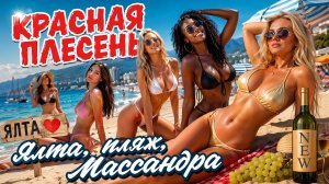Красная Плесень - Ялта, пляж, Массандра