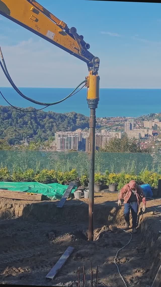 Бурение свай Ф530