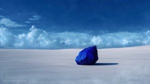 Blue Stone + Sub Bass Meditation Music [ Ambient Drone Music ]