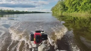 Тест лодочного мотора, красоты природы! Сплав по реке Суре