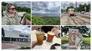 ВЛОГ: ВЗЯЛА У МАМЫ НОВУЮ КУРТКУ И ВПЕРЕД ГУЛЯТЬ / КАКАЯ ЗДЕСЬ КРАСОТА 😍 / НАБЕРЕЖНАЯ ВОЛГИ УЛЬЯНОВСК