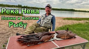 Река Нева. Ловим рыбу, коптим улов и отдыхаем