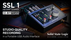 Solid State Logic SSL 1 Introducing
