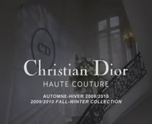 Показ женской коллекции Christian Dior осень-зима 2009-2010