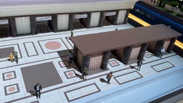 Макет станции метро "Достоевская" смотреть онлайн