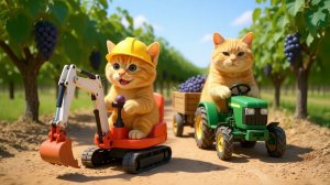 Мама-кошка подстригает шерсть на ферме и делает тигровую шапку для котят дома🐾🎩🐯