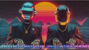 Daft Punk Cyberfunk Transmission Vibes 🪩🤖 ｜ Chill Disco, French House, Retro Soul Playlist