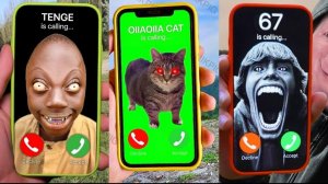 OIIAOIIA CAT vs TENGE TENGE vs 67 MEME лучшие видео. Развлечения.